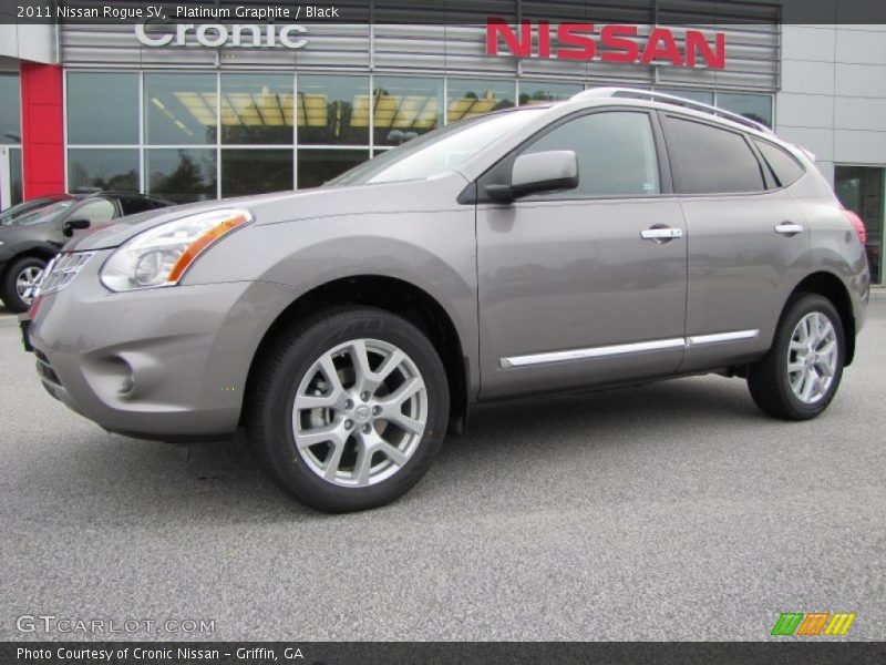 Platinum Graphite / Black 2011 Nissan Rogue SV