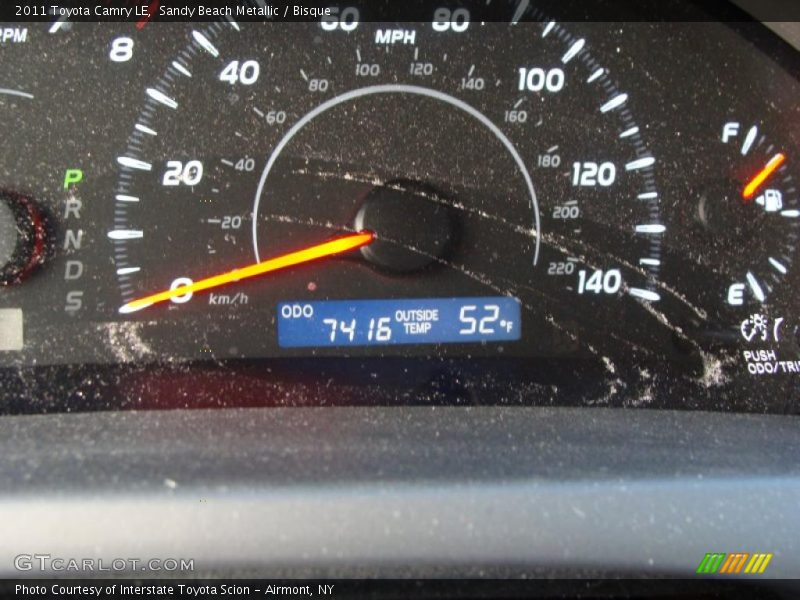 Sandy Beach Metallic / Bisque 2011 Toyota Camry LE