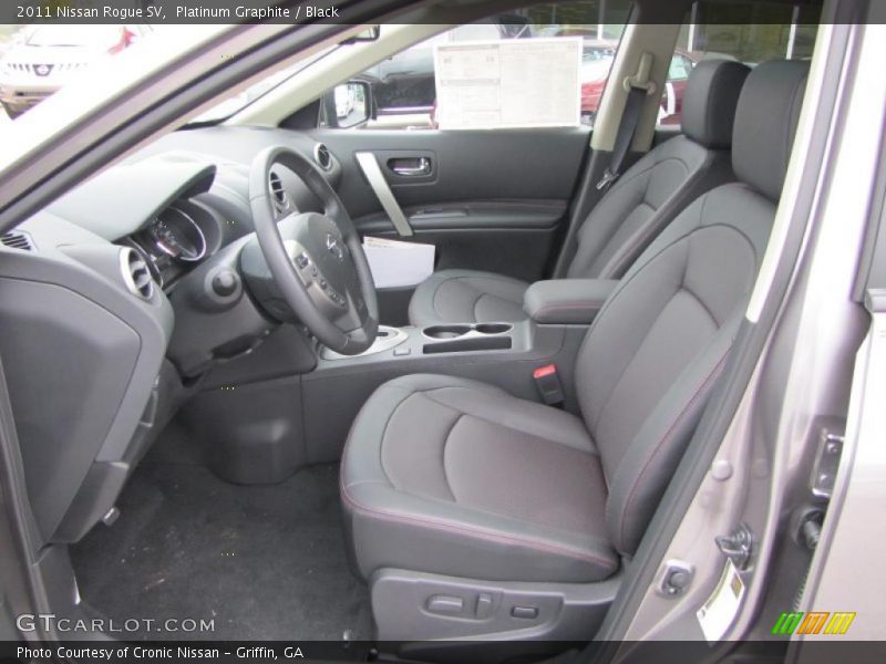  2011 Rogue SV Black Interior
