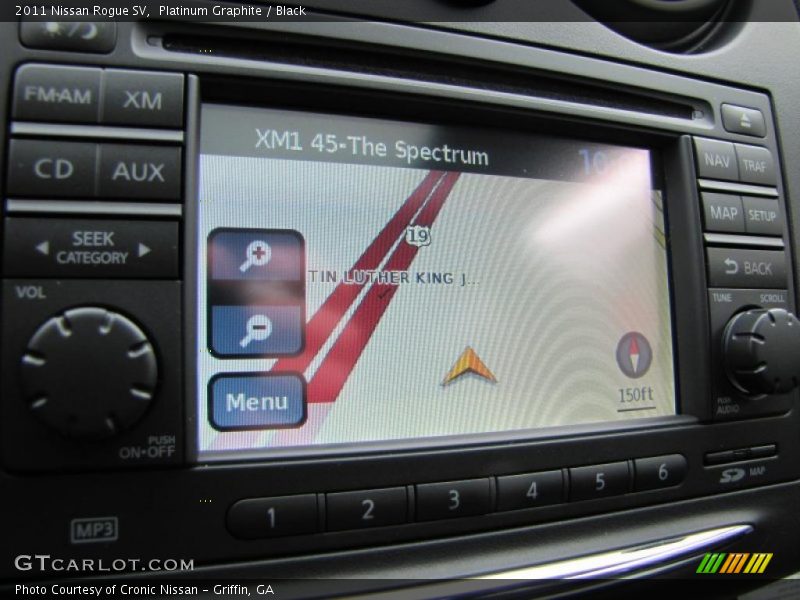 Navigation of 2011 Rogue SV