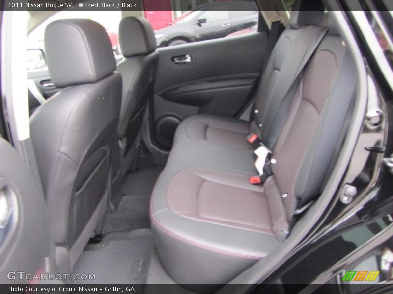  2011 Rogue SV Black Interior