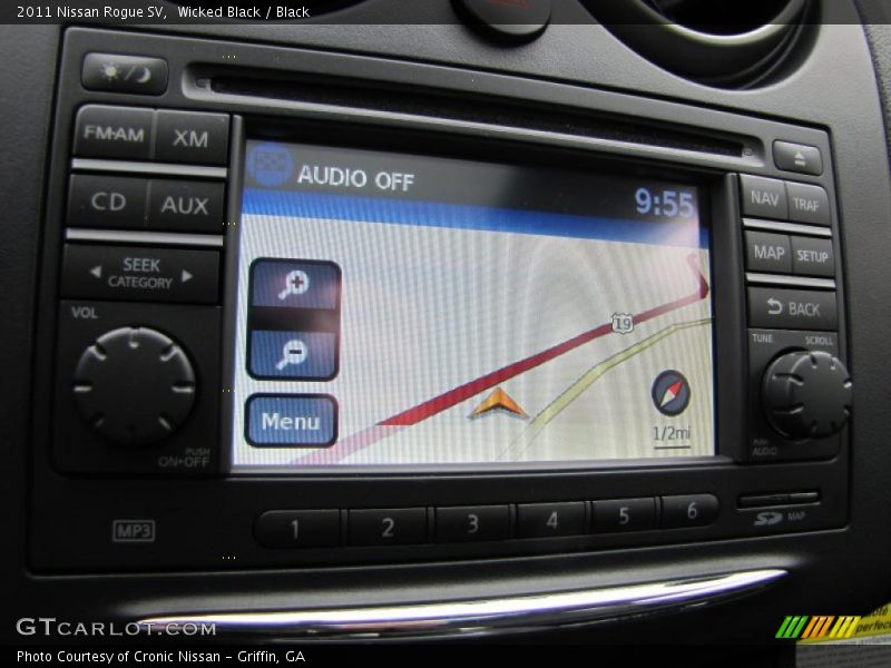 Navigation of 2011 Rogue SV