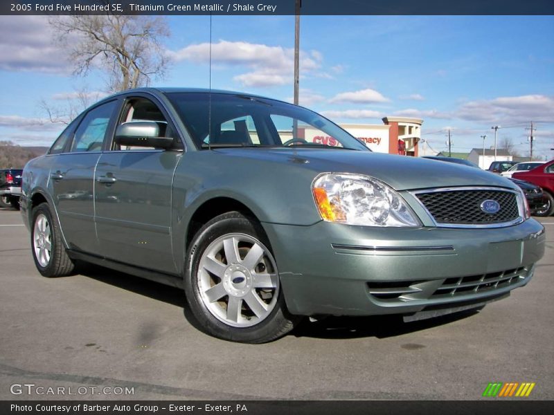 Titanium Green Metallic / Shale Grey 2005 Ford Five Hundred SE