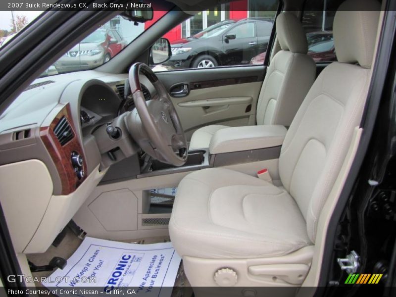 Black Onyx / Neutral 2007 Buick Rendezvous CX
