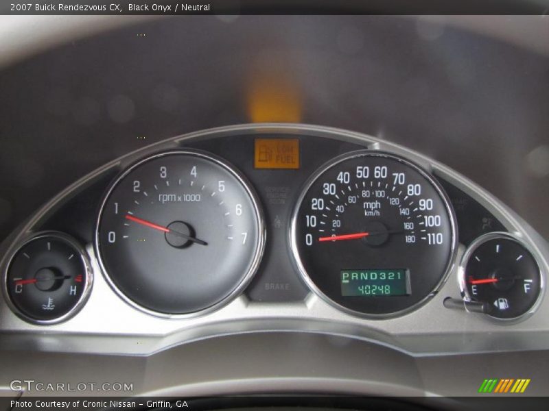 Black Onyx / Neutral 2007 Buick Rendezvous CX