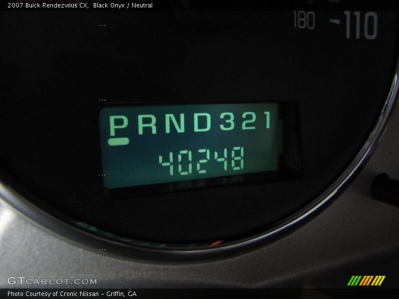 Black Onyx / Neutral 2007 Buick Rendezvous CX