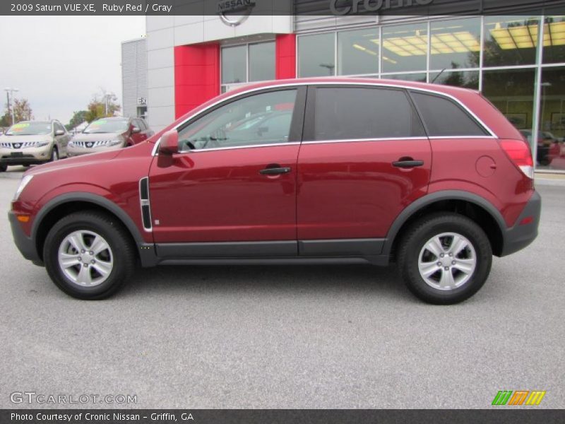 Ruby Red / Gray 2009 Saturn VUE XE