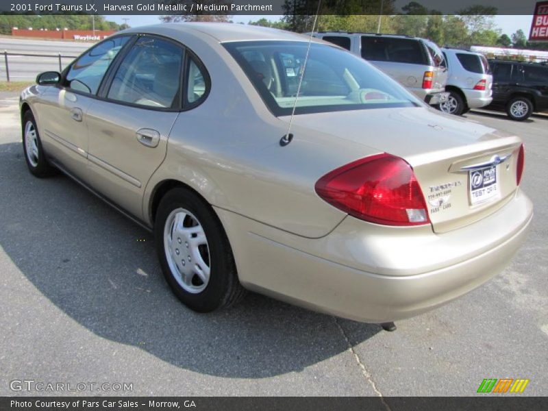 Harvest Gold Metallic / Medium Parchment 2001 Ford Taurus LX
