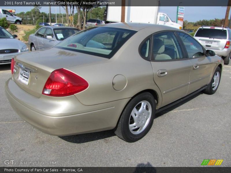 Harvest Gold Metallic / Medium Parchment 2001 Ford Taurus LX