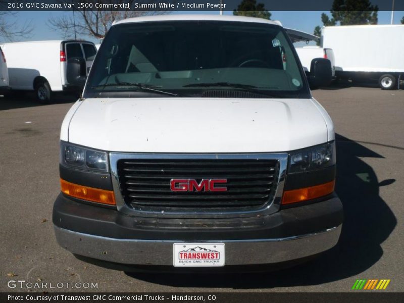 Summit White / Medium Pewter 2010 GMC Savana Van 1500 Commercial