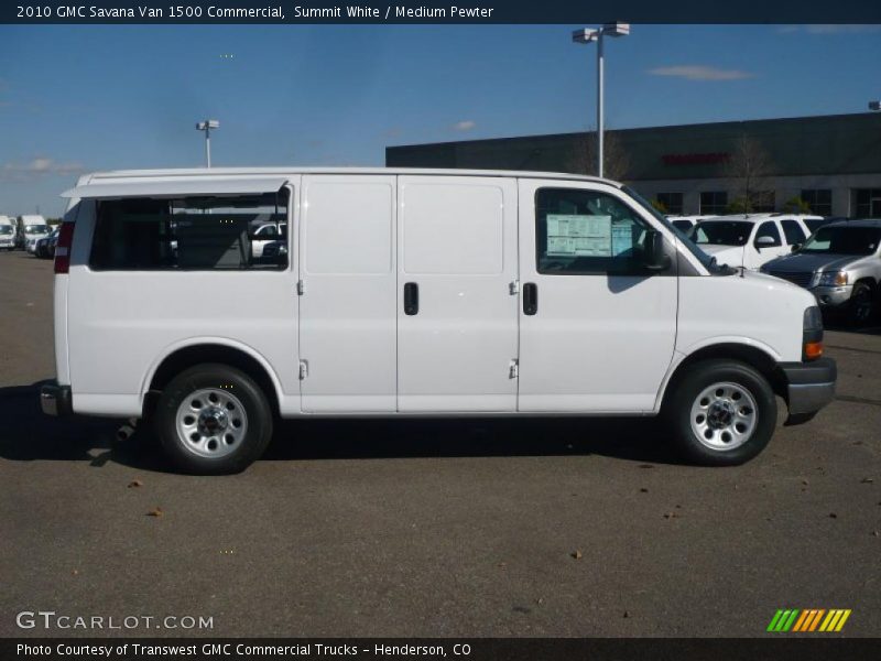 Summit White / Medium Pewter 2010 GMC Savana Van 1500 Commercial