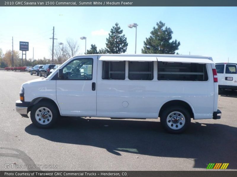 Summit White / Medium Pewter 2010 GMC Savana Van 1500 Commercial