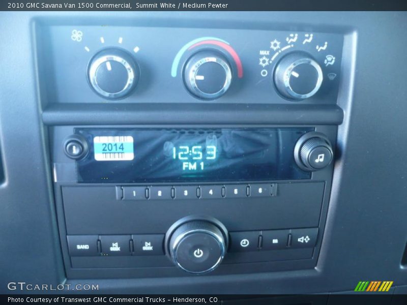 Summit White / Medium Pewter 2010 GMC Savana Van 1500 Commercial