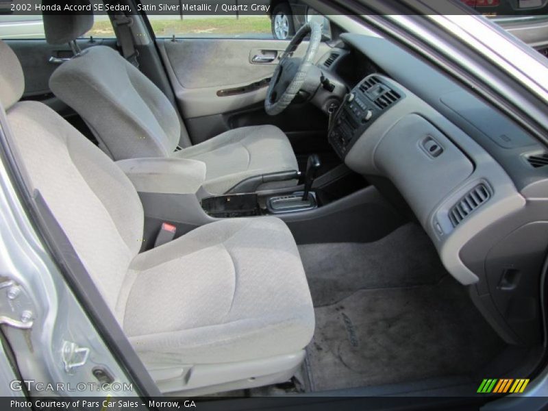  2002 Accord SE Sedan Quartz Gray Interior