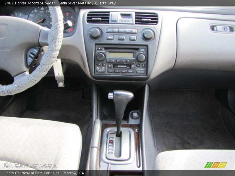 Dashboard of 2002 Accord SE Sedan