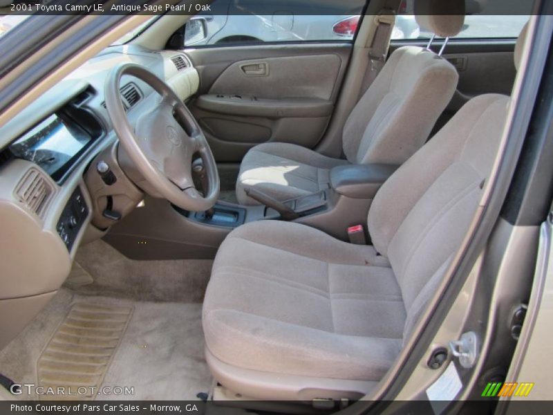 Antique Sage Pearl / Oak 2001 Toyota Camry LE