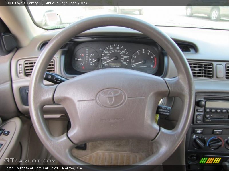 Antique Sage Pearl / Oak 2001 Toyota Camry LE