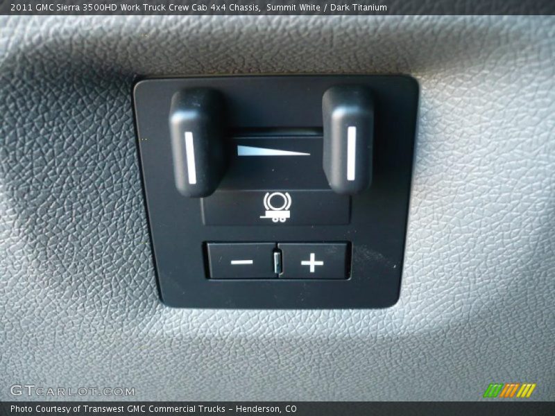 Summit White / Dark Titanium 2011 GMC Sierra 3500HD Work Truck Crew Cab 4x4 Chassis