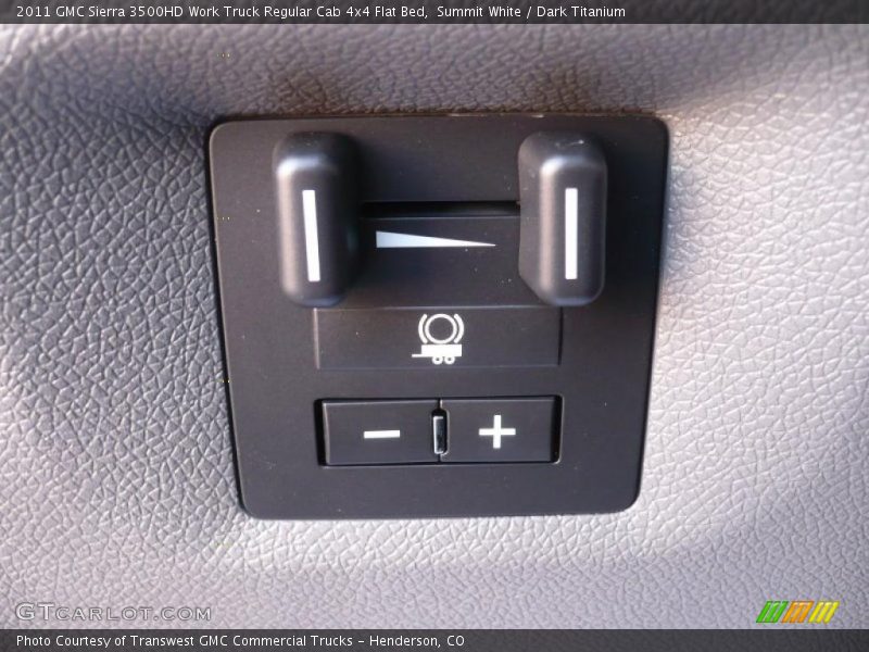 Controls of 2011 Sierra 3500HD Work Truck Regular Cab 4x4 Flat Bed