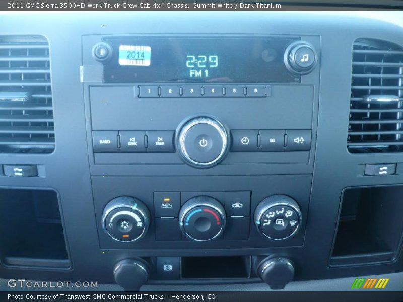 Summit White / Dark Titanium 2011 GMC Sierra 3500HD Work Truck Crew Cab 4x4 Chassis