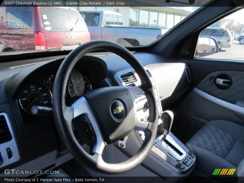 Granite Gray Metallic / Dark Gray 2007 Chevrolet Equinox LS AWD