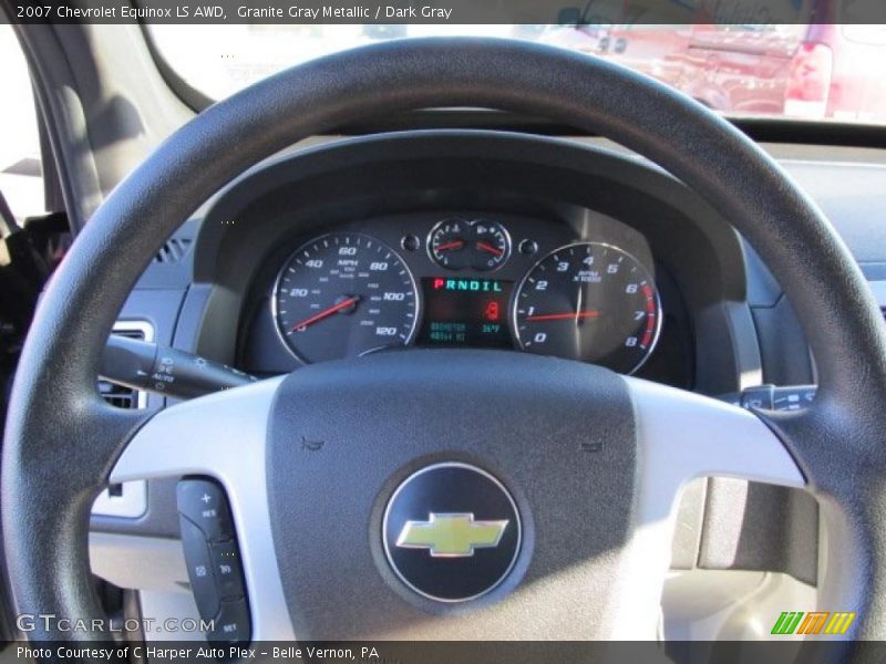 Granite Gray Metallic / Dark Gray 2007 Chevrolet Equinox LS AWD