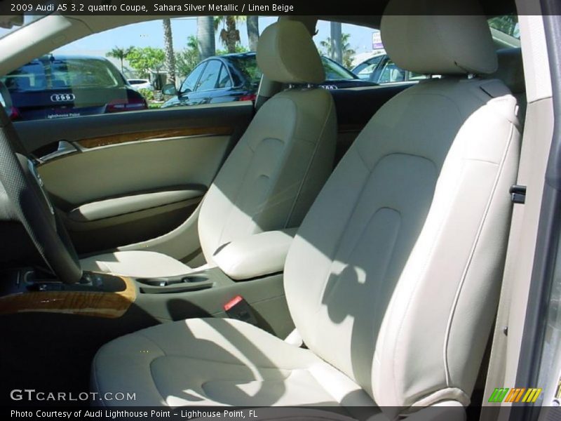  2009 A5 3.2 quattro Coupe Linen Beige Interior