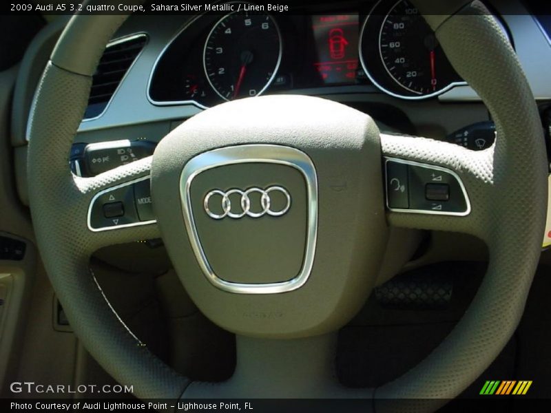 Sahara Silver Metallic / Linen Beige 2009 Audi A5 3.2 quattro Coupe