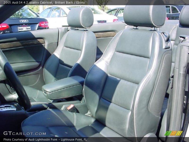  2005 S4 4.2 quattro Cabriolet Ebony Interior