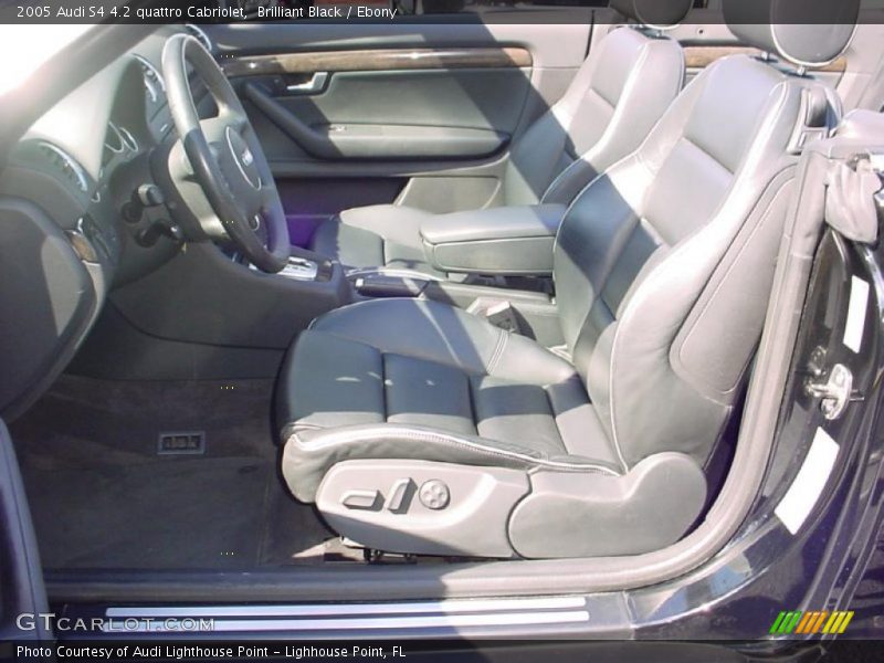  2005 S4 4.2 quattro Cabriolet Ebony Interior