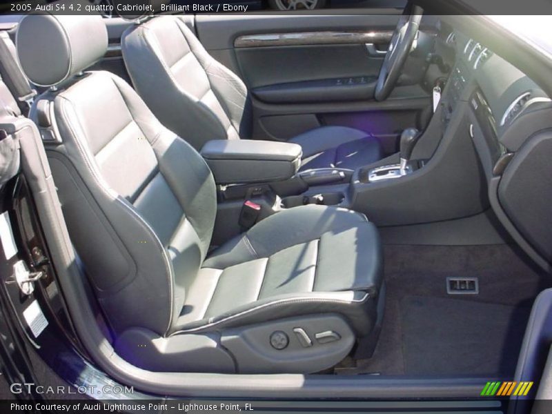  2005 S4 4.2 quattro Cabriolet Ebony Interior