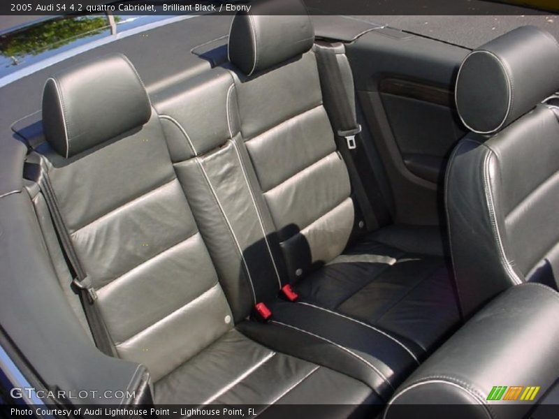  2005 S4 4.2 quattro Cabriolet Ebony Interior