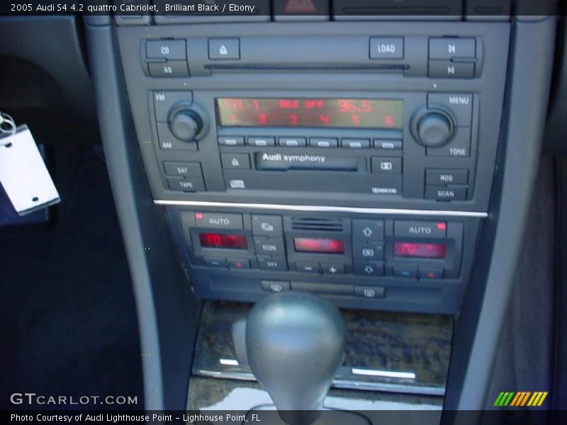 Controls of 2005 S4 4.2 quattro Cabriolet