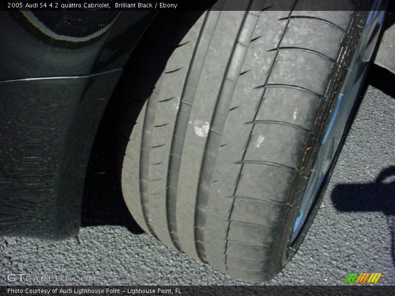 Brilliant Black / Ebony 2005 Audi S4 4.2 quattro Cabriolet