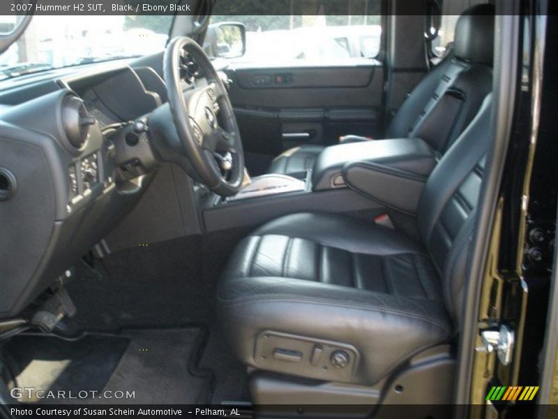  2007 H2 SUT Ebony Black Interior