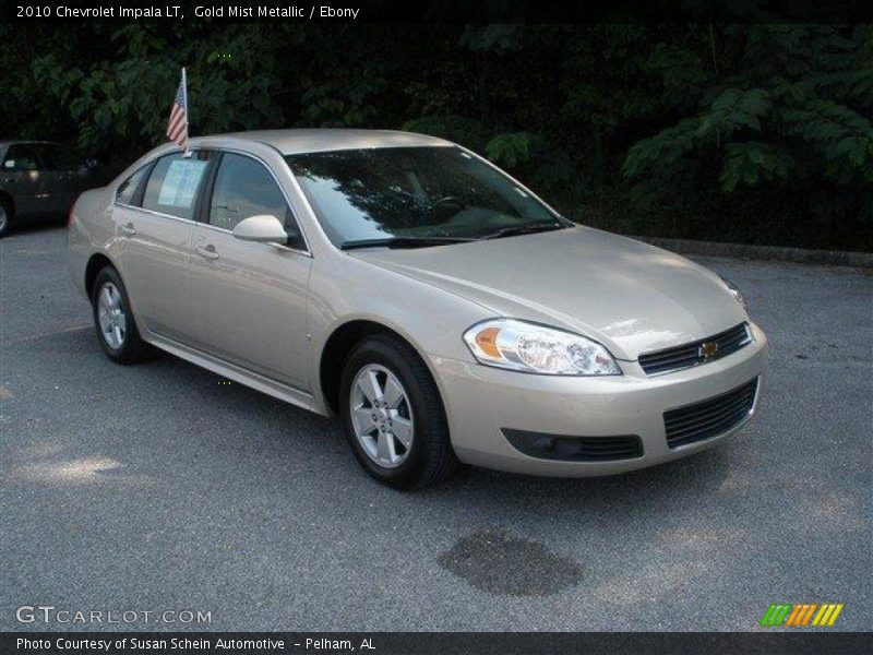 Gold Mist Metallic / Ebony 2010 Chevrolet Impala LT