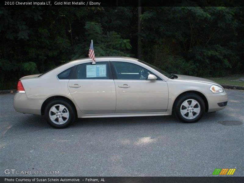 Gold Mist Metallic / Ebony 2010 Chevrolet Impala LT