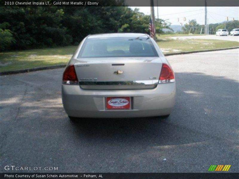 Gold Mist Metallic / Ebony 2010 Chevrolet Impala LT