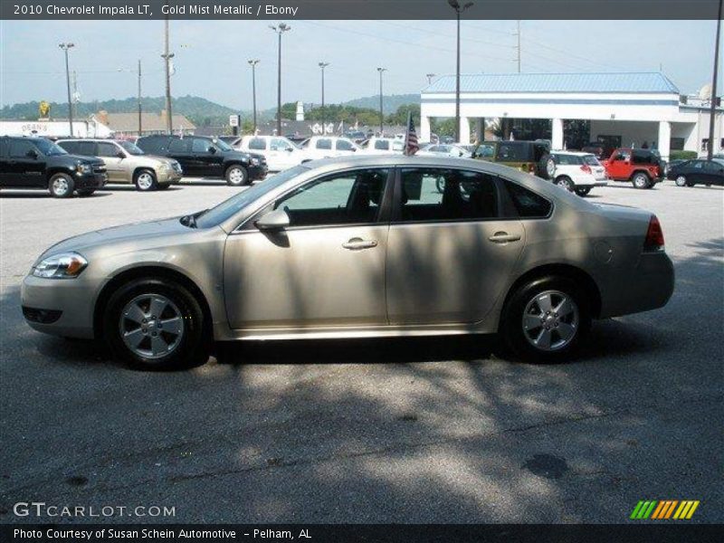 Gold Mist Metallic / Ebony 2010 Chevrolet Impala LT