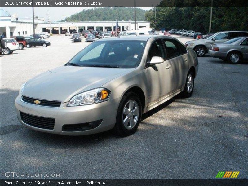 Gold Mist Metallic / Ebony 2010 Chevrolet Impala LT
