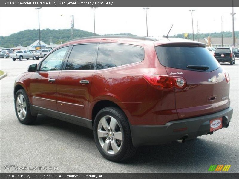 Red Jewel Tintcoat / Light Gray 2010 Chevrolet Traverse LTZ