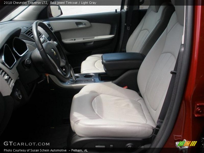 Red Jewel Tintcoat / Light Gray 2010 Chevrolet Traverse LTZ