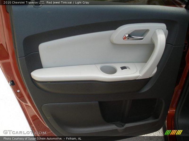Red Jewel Tintcoat / Light Gray 2010 Chevrolet Traverse LTZ