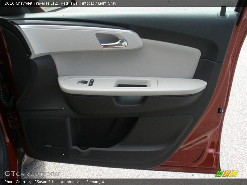 Red Jewel Tintcoat / Light Gray 2010 Chevrolet Traverse LTZ