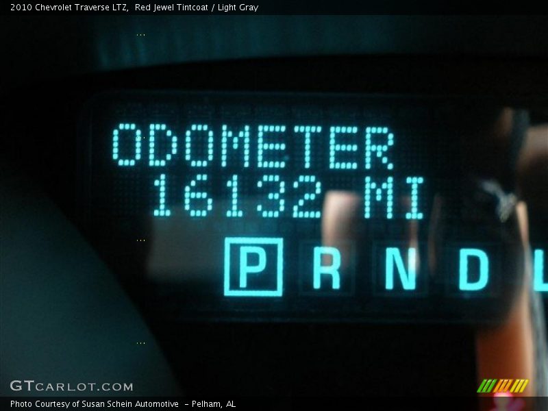 Red Jewel Tintcoat / Light Gray 2010 Chevrolet Traverse LTZ