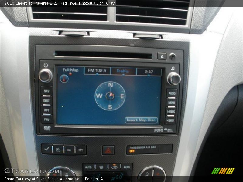 Red Jewel Tintcoat / Light Gray 2010 Chevrolet Traverse LTZ