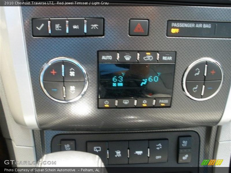 Red Jewel Tintcoat / Light Gray 2010 Chevrolet Traverse LTZ