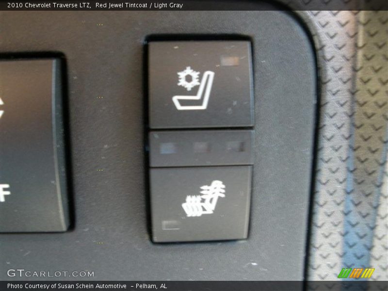 Red Jewel Tintcoat / Light Gray 2010 Chevrolet Traverse LTZ