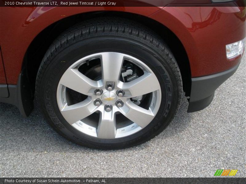 Red Jewel Tintcoat / Light Gray 2010 Chevrolet Traverse LTZ