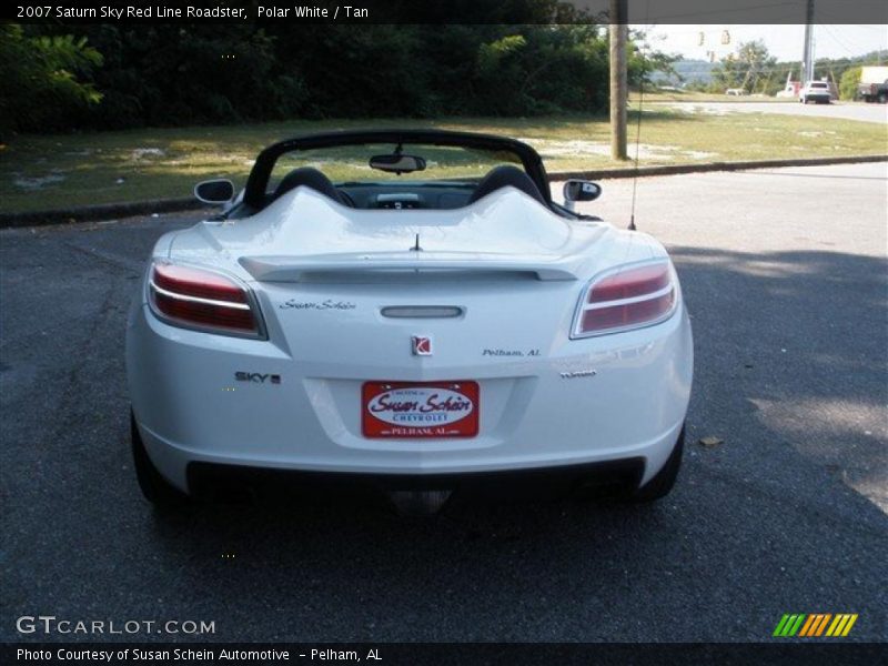 Polar White / Tan 2007 Saturn Sky Red Line Roadster